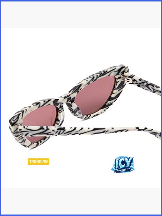 Retro Cateye Sunglasses Cat Eye Frame CR39 Lenses UV Protection Unisex main image 4